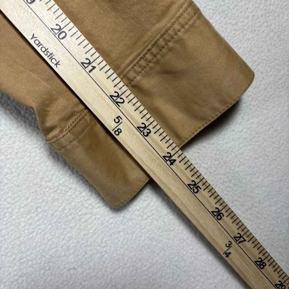 di‎ Stefano Mens Jacket Coat Navy/Tan Luxury Tailored in Italy Button Zip Fits M